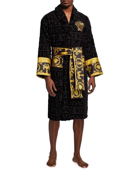 versace men robe|versace robe for men sale.